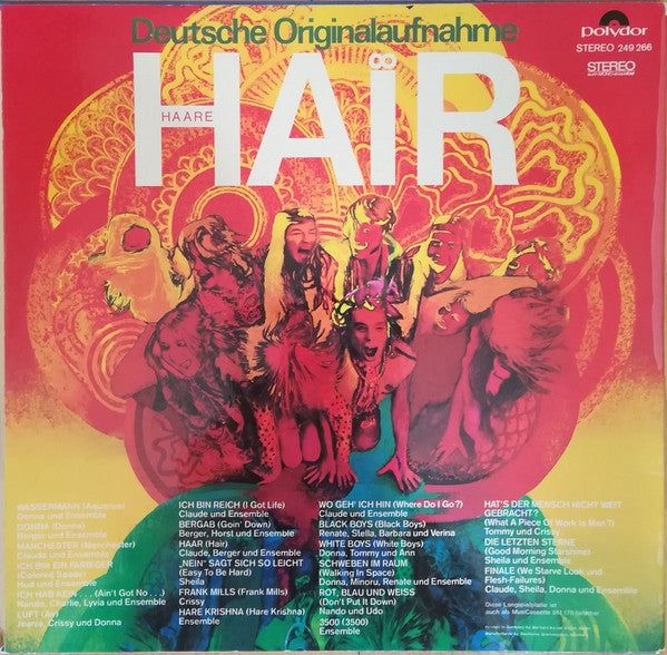 "Haare" Ensemble : Haare (Hair) (LP, Album)