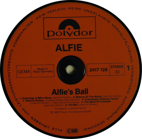 Alfie Khan : Alfie's Ball (LP, Album)