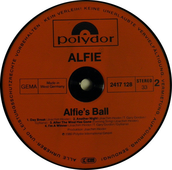 Alfie Khan : Alfie's Ball (LP, Album)