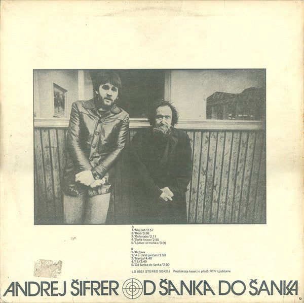 Andrej Šifrer : Od Šanka Do Šanka (LP, Album, RE, 4th)